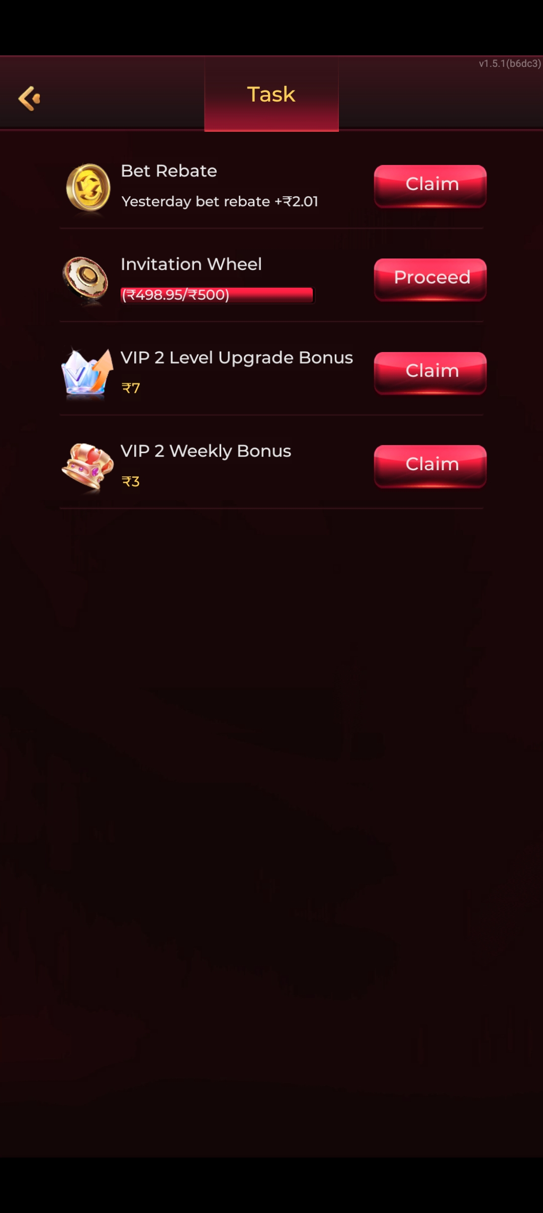 Rokda7 daily tasks and claimable bonuses