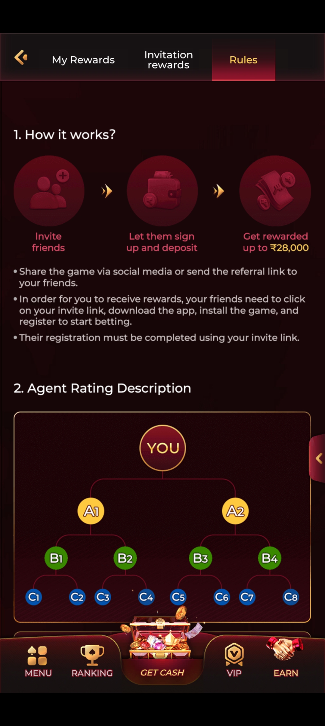 Rokda7 refer and earn agent program rules